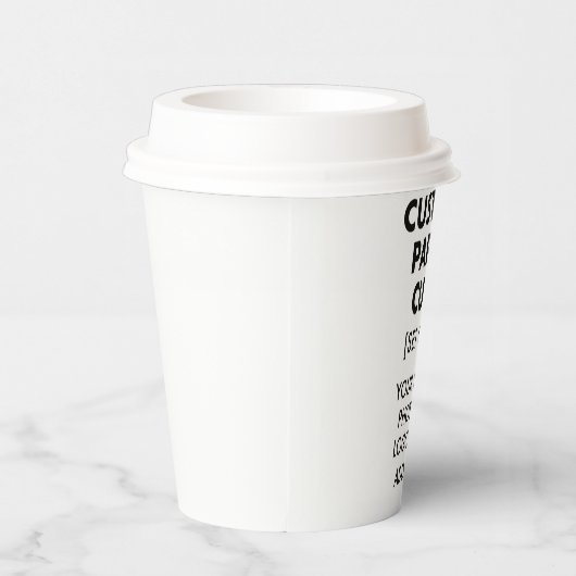 Benutzerdefinierte Personalisierte Papiergruppen [ Pappbecher (Rechts)