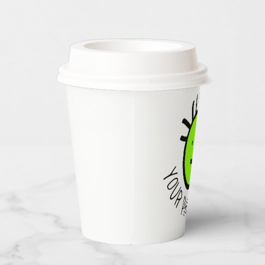 Benutzerdefinierte Personalisierte Papierstapel 8  Pappbecher (Rechts)