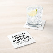 Benutzerdefinierte personalisierte PAPIERUNTERSETZ Untersetzer (Vor Ort)