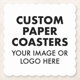 Benutzerdefinierte personalisierte PAPIERUNTERSETZ Untersetzer