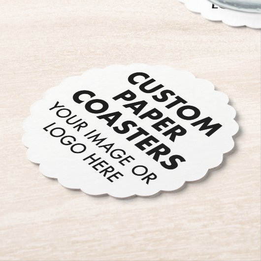 Benutzerdefinierte personalisierte PAPIERUNTERSETZ Untersetzer (angewinkelt)