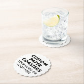 Benutzerdefinierte personalisierte PAPIERUNTERSETZ Untersetzer (Vor Ort)