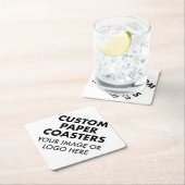 Benutzerdefinierte personalisierte PAPIERUNTERSETZ Untersetzer (Vor Ort)