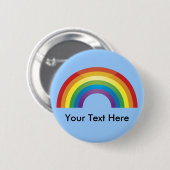 Benutzerdefinierte Personalisierte Regenbogenschal Button (Vorne & Hinten)