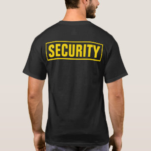 Benutzerdefinierte Personalisierte Sicherheit T-Shirt