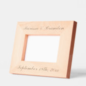 Benutzerdefinierte Personalisierte Skripttextlands Geätzte Rahmen (Links)