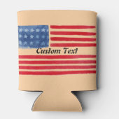 Benutzerdefinierte Personalisierte Text-Amerikanis Dosenkühler (Rückseite)