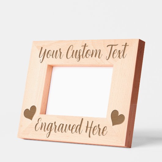 Benutzerdefinierte Personalisierte Textzeilen Geätzte Rahmen (Links)