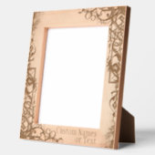 Benutzerdefinierte Personalisierte Vintage Eleganz Geätzte Rahmen (Links)