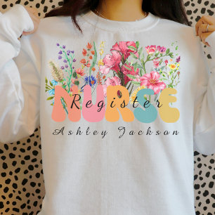 Benutzerdefinierte persönliche Registerkrankenschw Sweatshirt