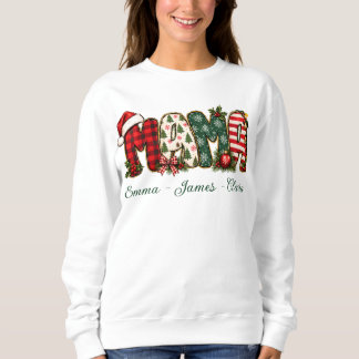 Benutzerdefinierte persönliche Weihnachten Preppy Sweatshirt
