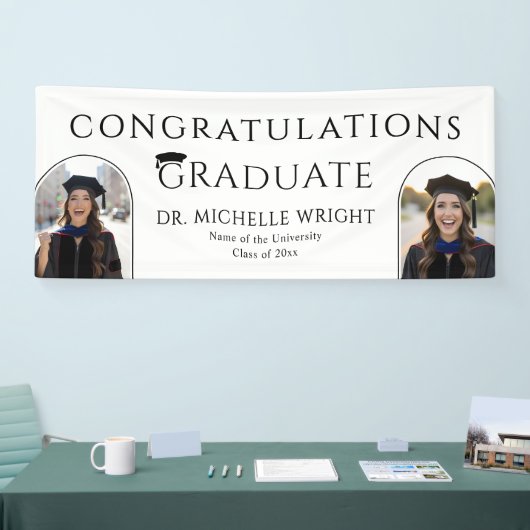 Benutzerdefinierte PhD-Doktorhut Doktorgrad Abschl Banner (Messe)