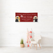 Benutzerdefinierte PhD Doktorhut Doktorgrad Abschl Banner (Insitu)