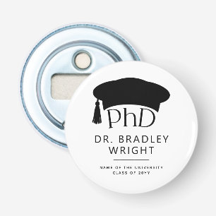 Benutzerdefinierte PhD-Doktorhut Doktorgrad Abschl Flaschenöffner