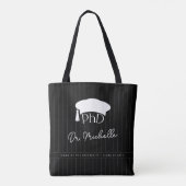 Benutzerdefinierte PhD Doktorhut Doktorgrad Abschl Tasche (Rückseite)