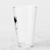 Benutzerdefinierte PhD-Doktorhut Doktorgrad Absolv Glas (Links)