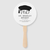 Benutzerdefinierte PhD Doktorhut Promotion Doktorg Fächer (Vorderseite)