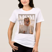 Benutzerdefinierte PhotoPop-Mutter Tri-Blend Shirt (Vorderseite)