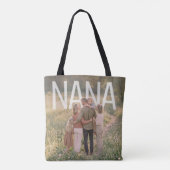 Benutzerdefinierte PhotoPop Oma Tasche (Rückseite)