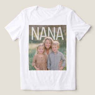 Benutzerdefinierte PhotoPop Oma Tri-Blend Shirt