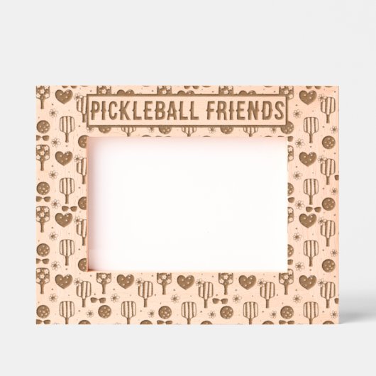 Benutzerdefinierte Pickleball-Freunde Geätzte Rahmen (Vorderseite)