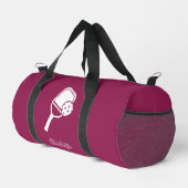 Benutzerdefinierte Pickleball-Spieler, die Skripte Duffle Bag (Rechte Ecke)