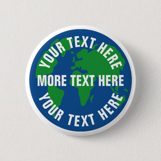 Benutzerdefinierte Pinback-Buttons rund um die ger Button (Vorderseite)