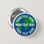 Benutzerdefinierte Pinback-Buttons rund um die ger Button (Vorne & Hinten)