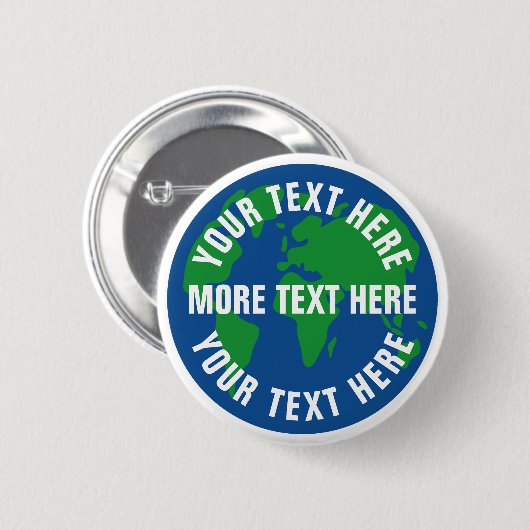 Benutzerdefinierte Pinback-Buttons rund um die ger Button (Vorne & Hinten)