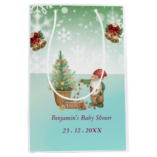 Benutzerdefinierte Pine Star Baby Shower Mittlere Geschenktüte