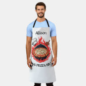Benutzerdefinierte Pizza-Kochschürze | Personalisi Schürze (Getragen)
