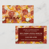 Benutzerdefinierte PIZZA-Visitenkarten Visitenkarte (Vorne/Hinten)