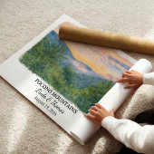 Benutzerdefinierte Pocono Mountains Wandkunst, Pen Poster