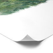 Benutzerdefinierte Pocono Mountains Wandkunst, Pen Poster (Ecke)
