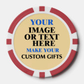 Benutzerdefinierte Pokerchips, Personalisiertes Ca Pokerchips (Vorderseite)