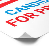 Benutzerdefinierte politische Kampagne - Vorlage a Poster (Ecke)