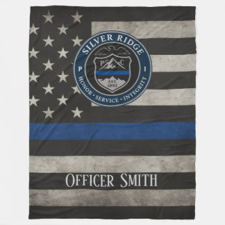 Benutzerdefinierte Polizei Thin Blue Line Decke