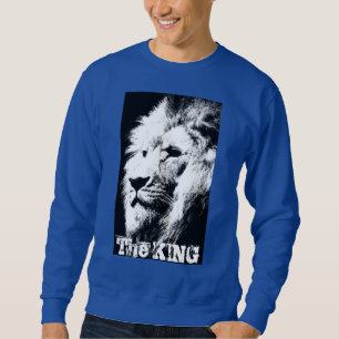Benutzerdefinierte Pop Art Lion Leiter der King Te Sweatshirt