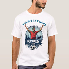 Benutzerdefinierte Portugal Fußball-Mannschafts-An T-Shirt