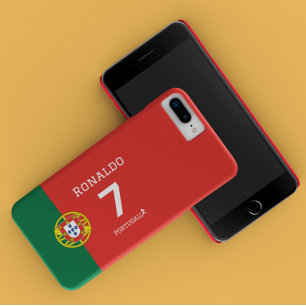 Benutzerdefinierte Portugal-Fußballflaggen-Hülle - Case-Mate iPhone Hülle