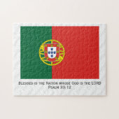 Benutzerdefinierte portugiesische Flagge Puzzle (Horizontal)