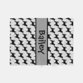 Benutzerdefinierte portugiesische Silhouette Fleecedecke (Vorderseite (Horizontal))