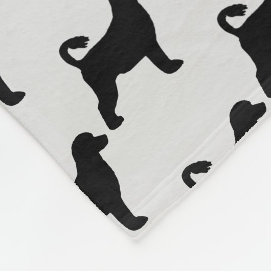 Benutzerdefinierte portugiesische Silhouette Fleecedecke (Ecke)