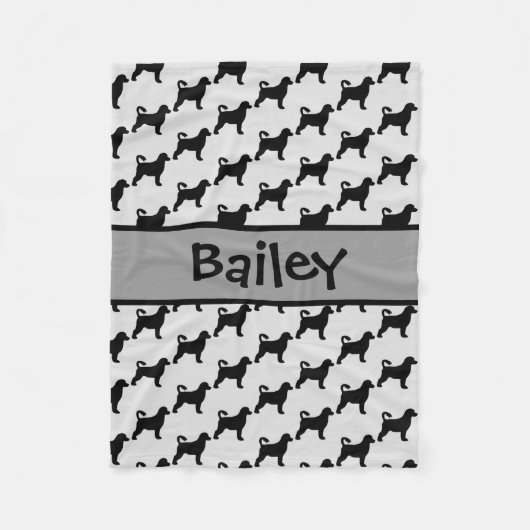 Benutzerdefinierte portugiesische Silhouette Fleecedecke (Vorderseite)