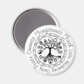 Benutzerdefinierte positive Wörter Magnet (Vorderseite/Rückseite)