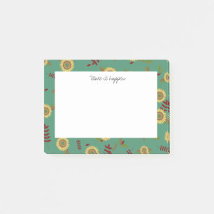 Benutzerdefinierte Post-it-Note Sonnenblumen, mach Post-it Klebezettel