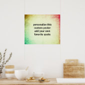 benutzerdefinierte Poster fügen Sie Ihre eigene Qu (Küche)