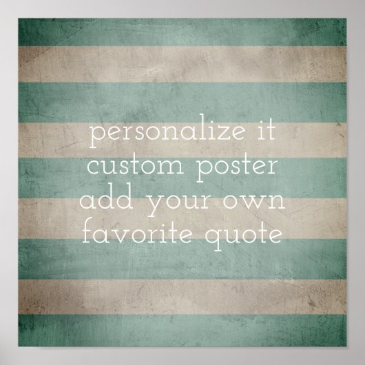 benutzerdefinierte Poster fügen Sie Ihre Quote Sha (Vorne)