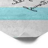 benutzerdefinierte Poster fügen Sie Ihre Quote Sha (Ecke)