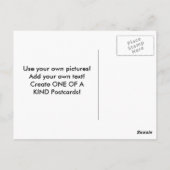 Benutzerdefinierte Postkarte (Rückseite)